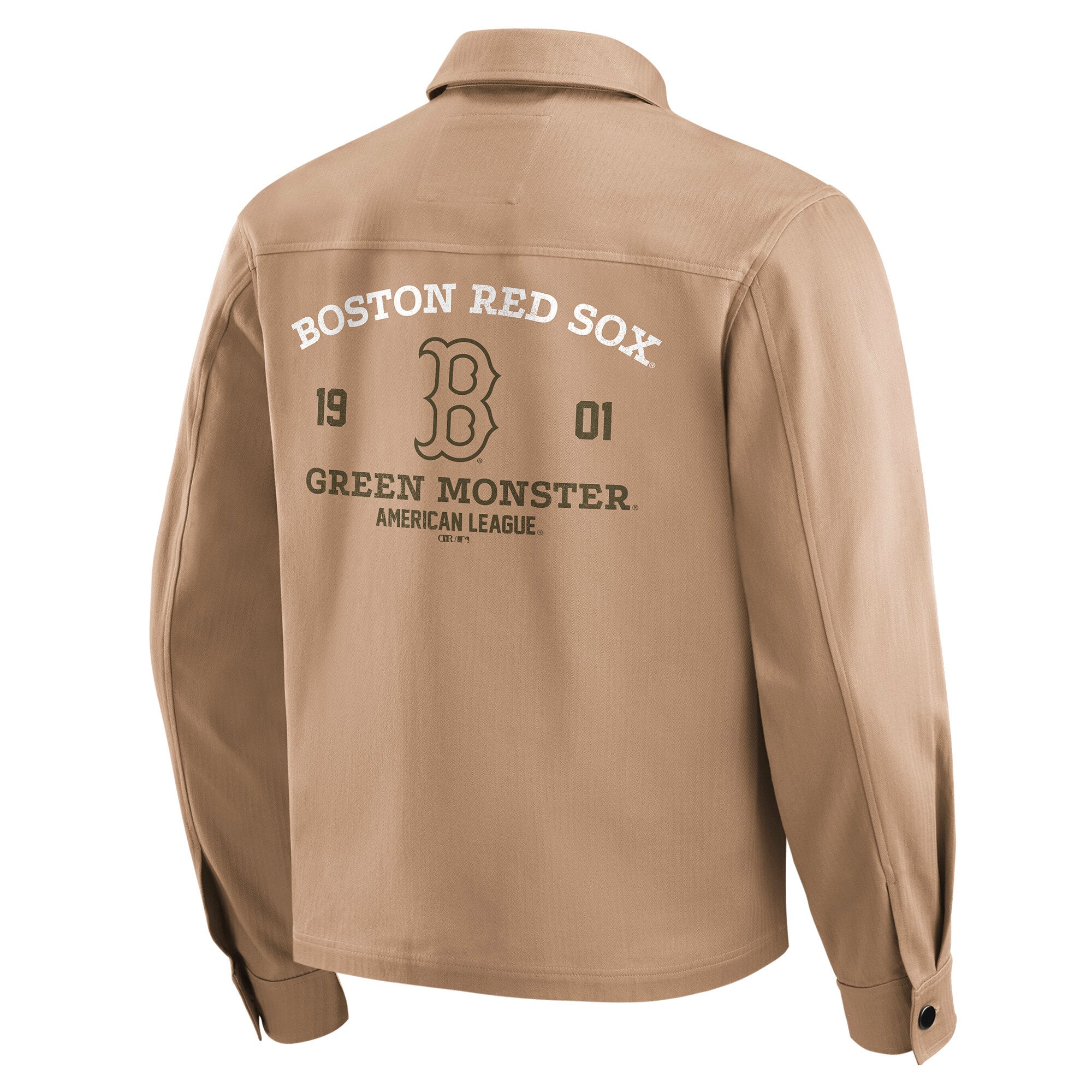Men's Darius Rucker Collection by Fanatics  Tan Boston Red Sox Distressed Washed Full-Zip Jacket